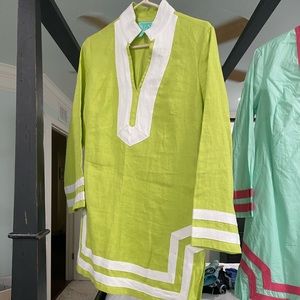 NWOT Sail to Sable Long Sleeve Tunic in Lime Green